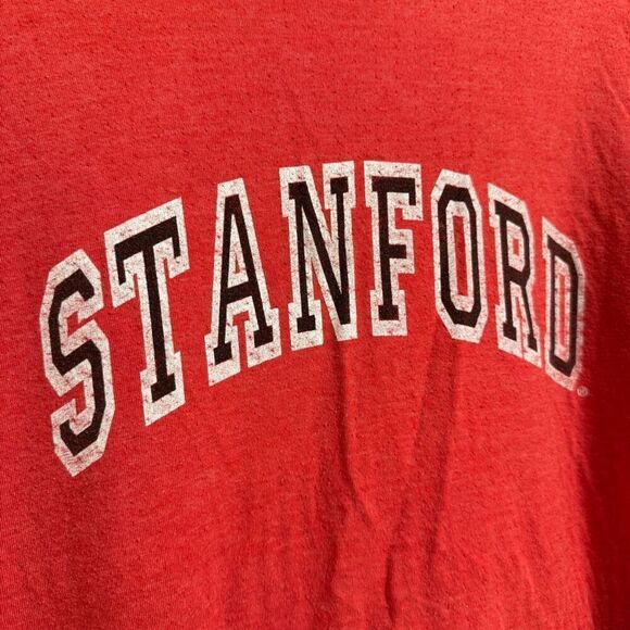 The Original Retro Brand Stanford Red Long Sleeve T Shirt Large Womens - Picture 3 of 7